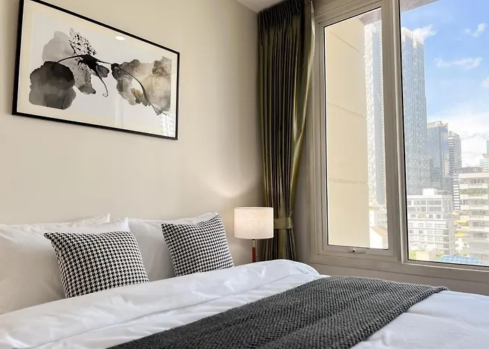 公寓 Near Bts L Prime Sathorn Cbd L Sauna 曼谷